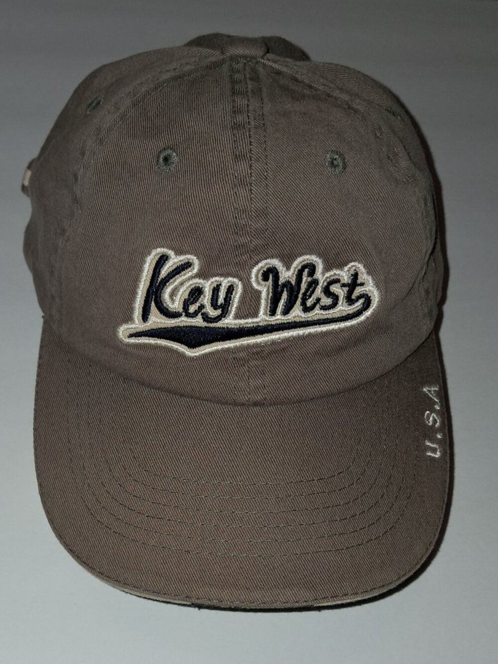 NEW Key West Florida Baseball Cap Embroidered Logo Souvenir Buckle Closure